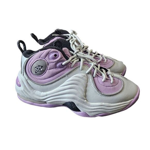 Nike Air Penny 2 “Platinum Purple Lilac” Basketball Shoes Size 4Y - Picture 4 of 11